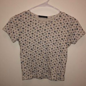 brandy melville rare floral top